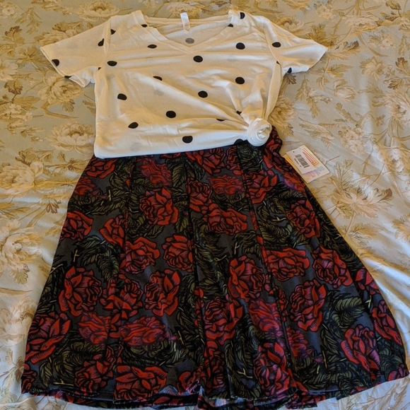 NWT lularoe Rose madison skirt, medium - Picture 4 of 8